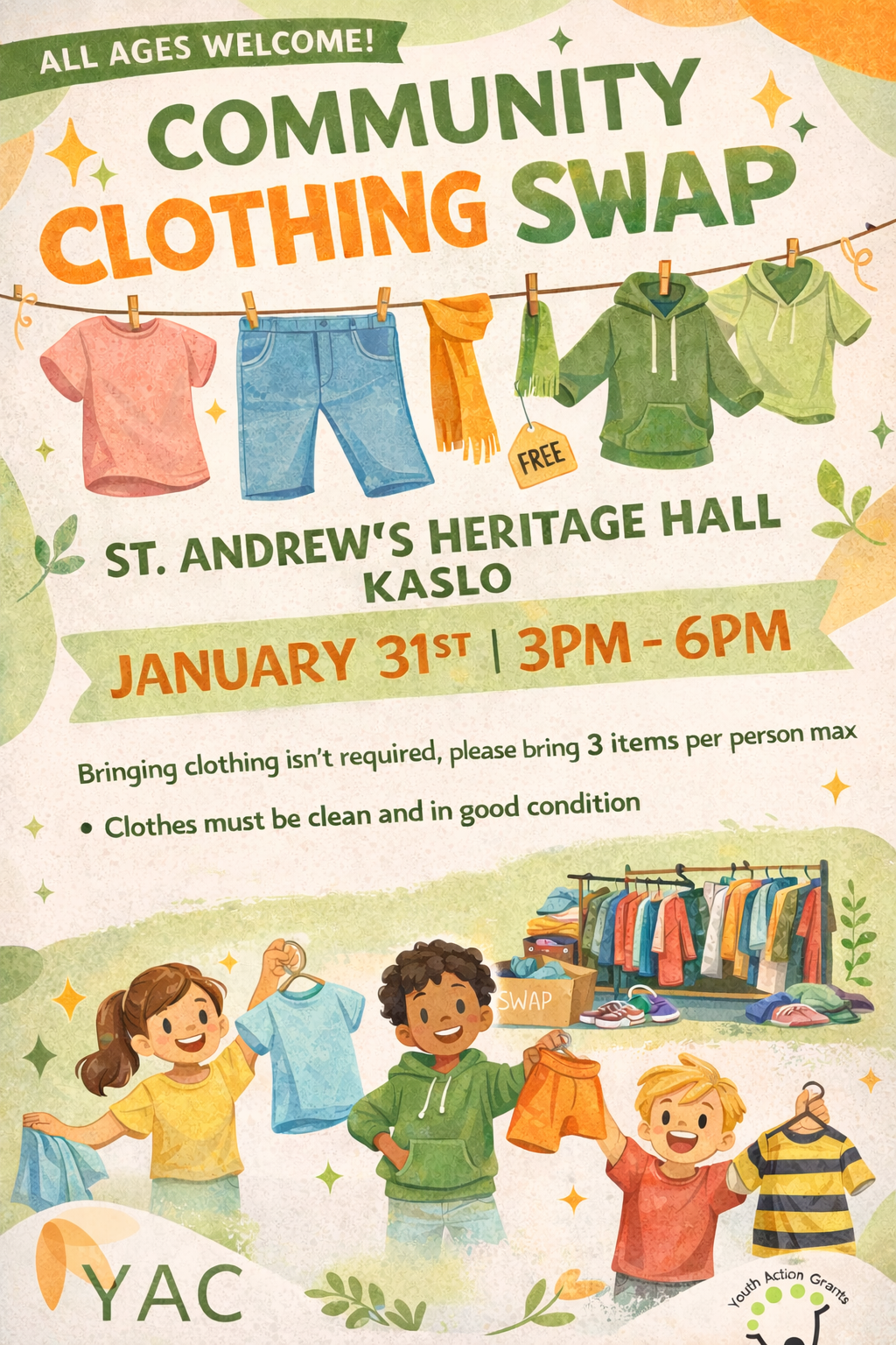 Free Community Clothing Swap!